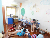 習い事(中国語クラス)の風景。意外に学業が厳しいマレーシアの小学校。就学前から習い事や塾に通う子も多い。