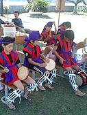 エイサー衣装の子ども達