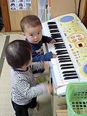 ジュンと2人でキーボード