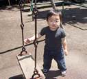 裏の公園で 裏の公園で