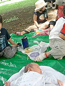 弁当に潜入中