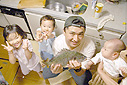 とうさんが釣ってきました