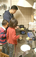 とーさんの卵焼きはコドモ達の大好物