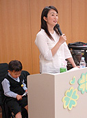 卒会式司会中のワタシ