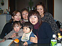 女性陣と孫 女性陣と孫