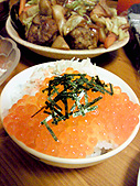 イクラご飯っ!ズワイガニの身とイクラでご機嫌です♪