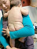 お尻がブチュブチュ