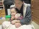 とーちゃんのおひざ
