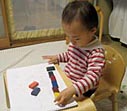 うえよ〜ンでお絵描き&電車遊び