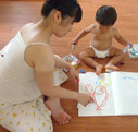 お絵描きなら、ニンプママでも頑張れます。