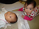 れーちゃんとモエちゃん
