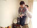 飛んでます(とーちゃん大変)