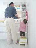 私も歯を磨く!