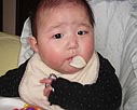 おせんべいも大好きよ