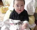 くしゃくしゃ遊びに夢中