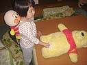 二人の子持ちのチビママ