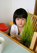 葉っぱちゃん抱っこ中なの