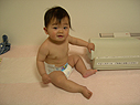 10ヶ月健診の記念写真