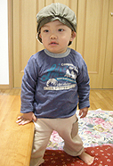 この帽子がお気に入り