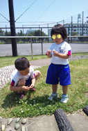 体操クラブのあと@公園
