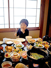 旅館の朝ご飯食べまくり！