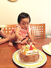 お誕生日ケーキ!