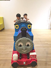 トーマス展にてりっくんと