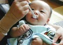 スプーン練習中 スプーン練習中